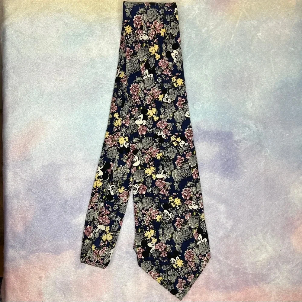 Mickey Mouse Men's Necktie Disney Tie Rack Silk